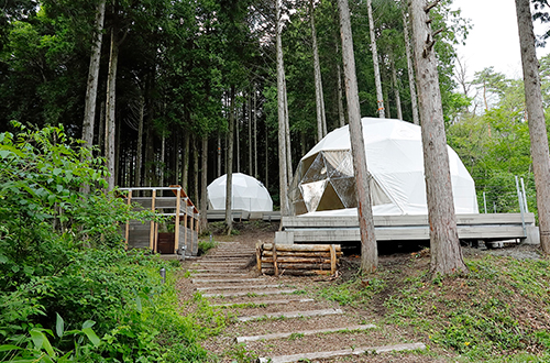 ひるぜん塩釜キャンピングヴィレッジ 岡山蒜山 カップルグランピング